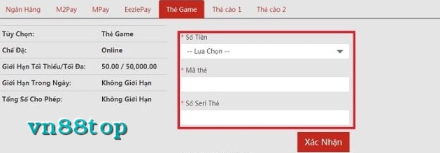 Thẻ game vn88 - Hướng dẫn cách mua và sử dụng thẻ game vn88