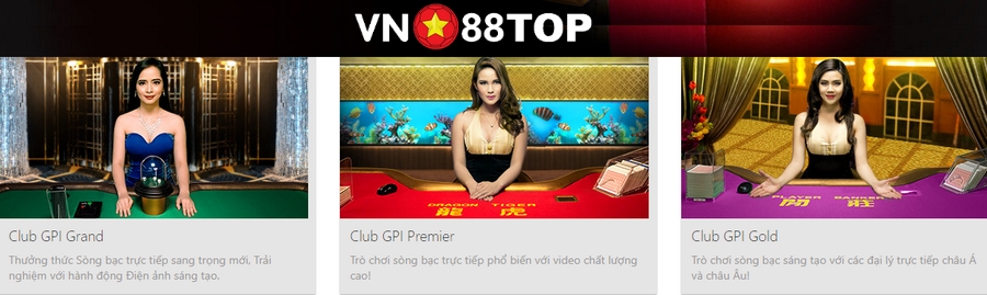 CLUB GPI - Casino trực tuyến đẳng cấp tại Vn88