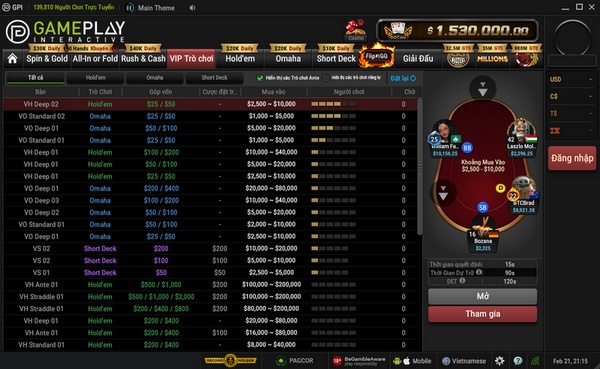 GGPoker VN88 - Phiên Bản Poker Mới - Giải Thưởng Lên Đến 40 Tỷ Đồng