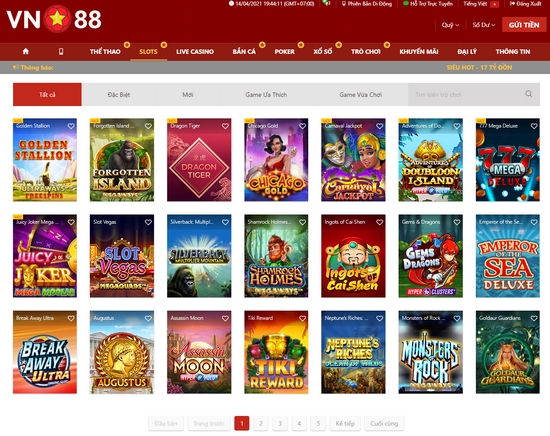 MGS Slot - Kho trò chơi Slot game siêu hấp dẫn tại Vn88