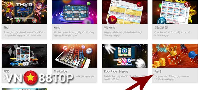 Khám phá cách chơi Xổ Số Fast 3 tại nhà cái VN88