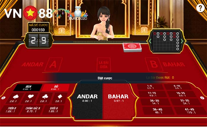 Khám phá cách chơi Andar Bahar tại nhà cái cá cược VN88