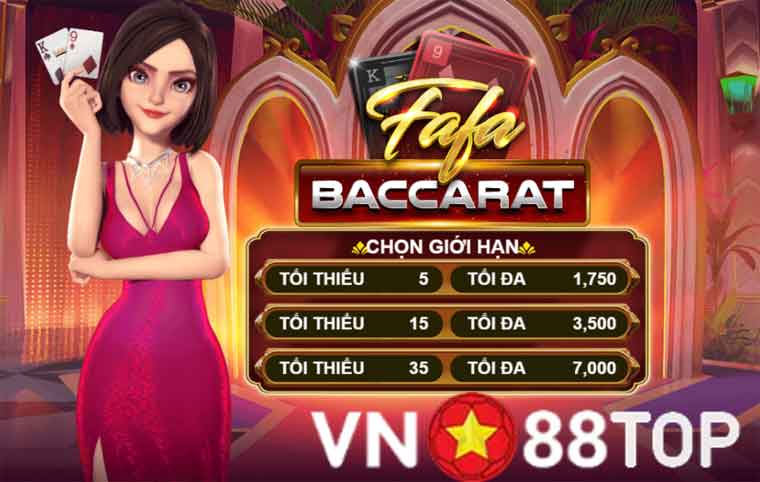 Fafa Baccarat - Phiên bản Baccarat trực tuyến mới tại Vn88 - VN88