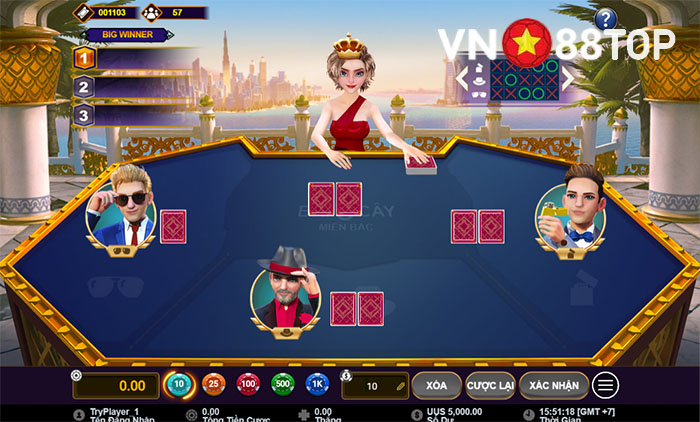 Bài 3 cây miền bắc - Game bài dân gian với phiên bản 3D cực chất