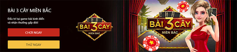 Bài 3 cây miền bắc - Game bài dân gian với phiên bản 3D cực chất