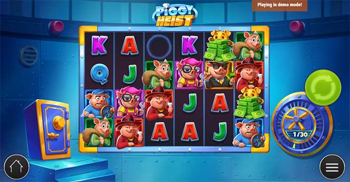 Hướng dẫn chơi Piggy Heist slot tại nhà cái VN88 - VN88