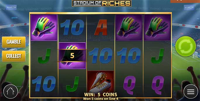 Stadium of Riches - Phiên bản slot game chủ đề bóng đá tại VN88 - VN88